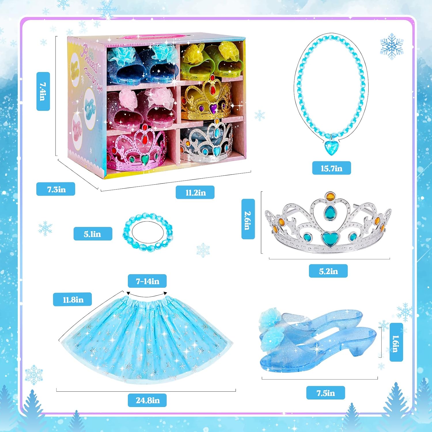Thumbnail 4 de MELAND Princess Dress Up Shoes 3-set for 3–6 yrs 👠