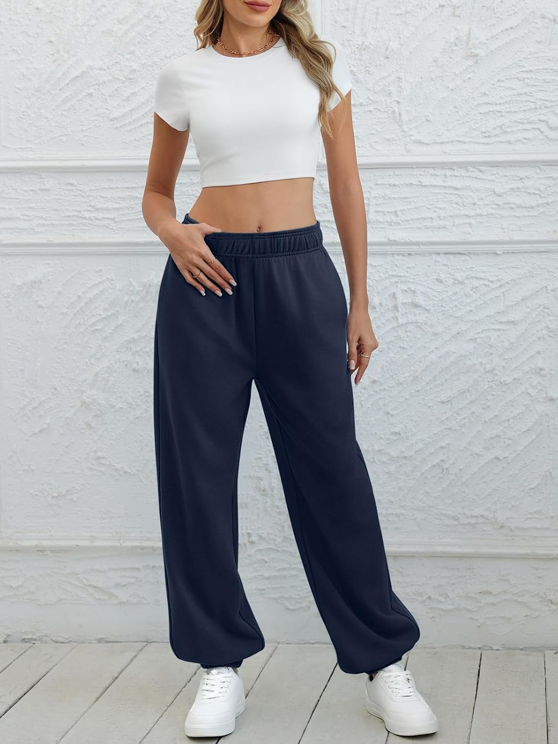 Detalle 2 de ATHMILE Women's Sweatpants, Cotton