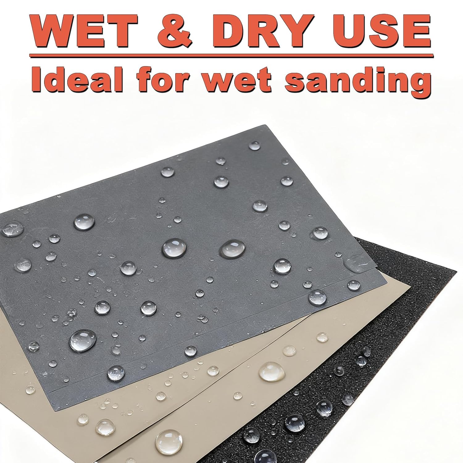 Detalle 2 de BMOTL Wet Sanding Paper Sheets, 9 x 3.6 in, 1000–5000 Grit