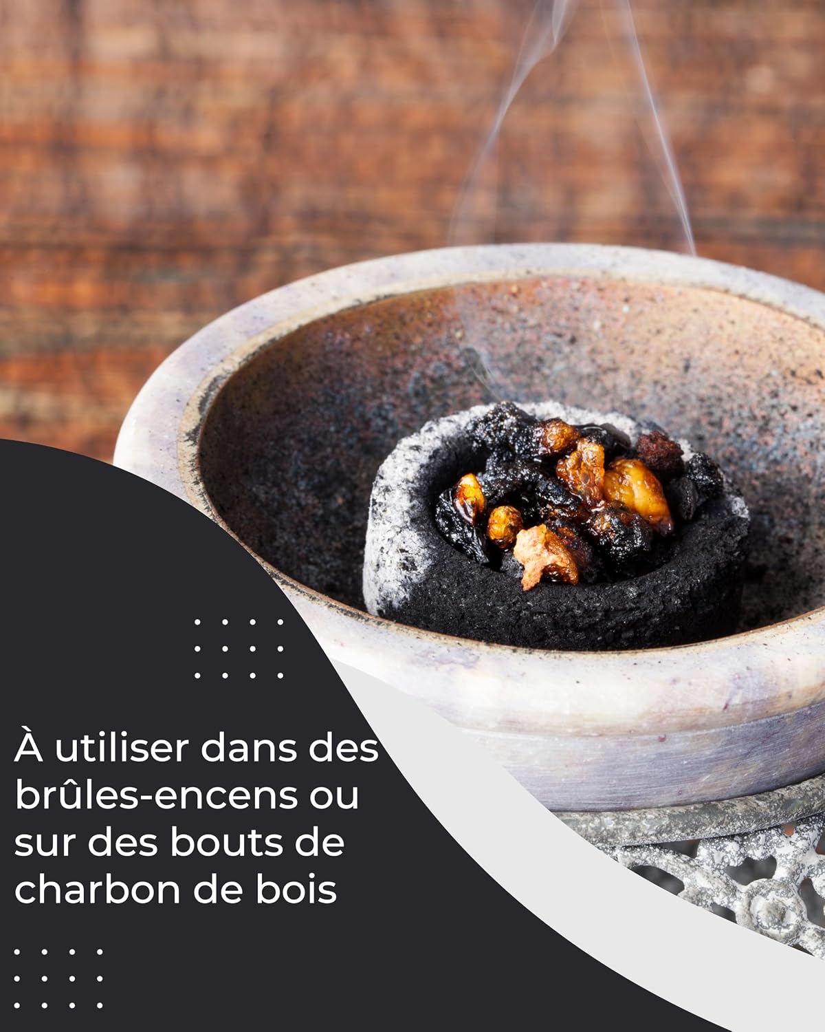 Detalle 2 de Myrrhe à Brûler 50 g — résine d'encens
