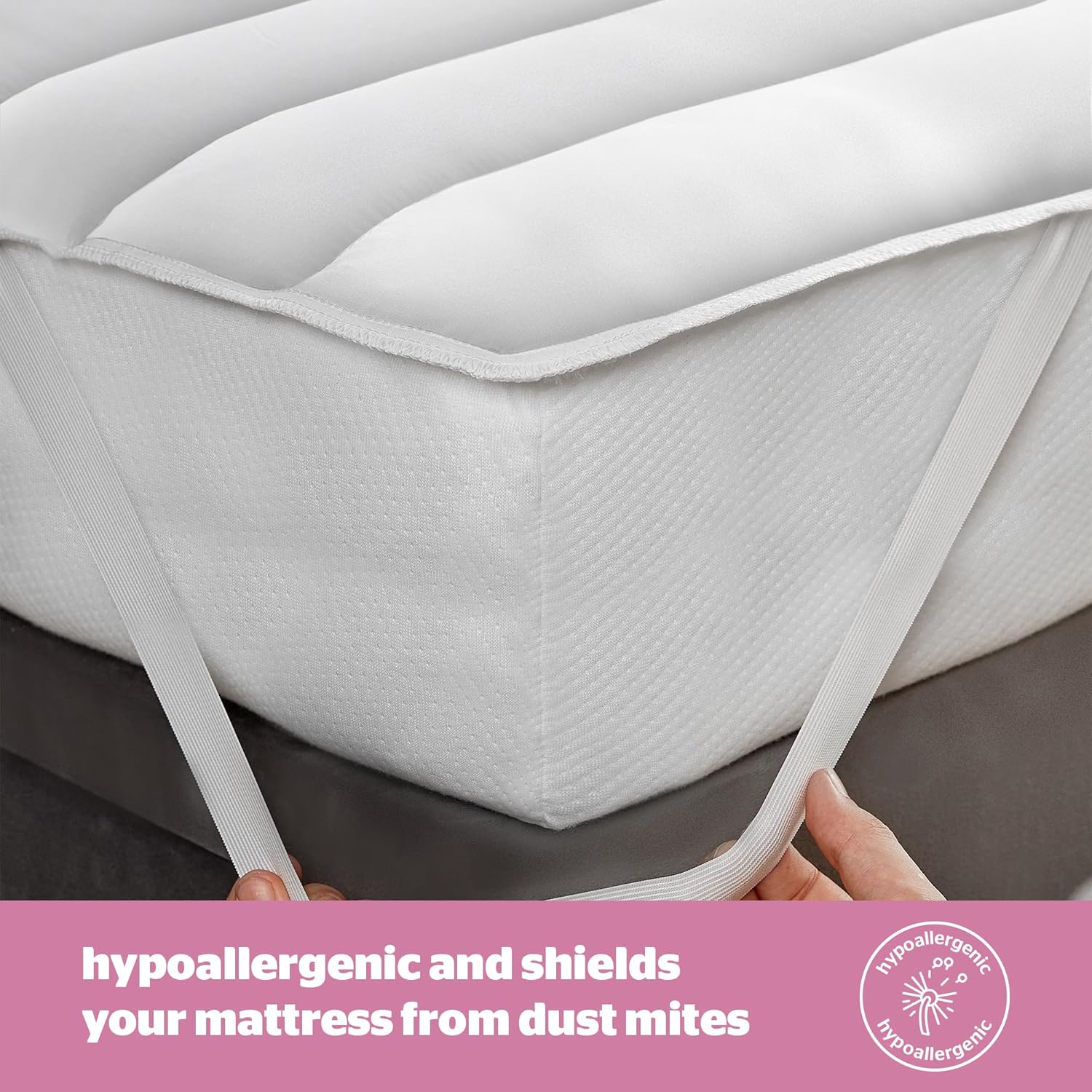 Thumbnail 4 de Silentnight 100% Cotton Quilted Mattress Protector – Double