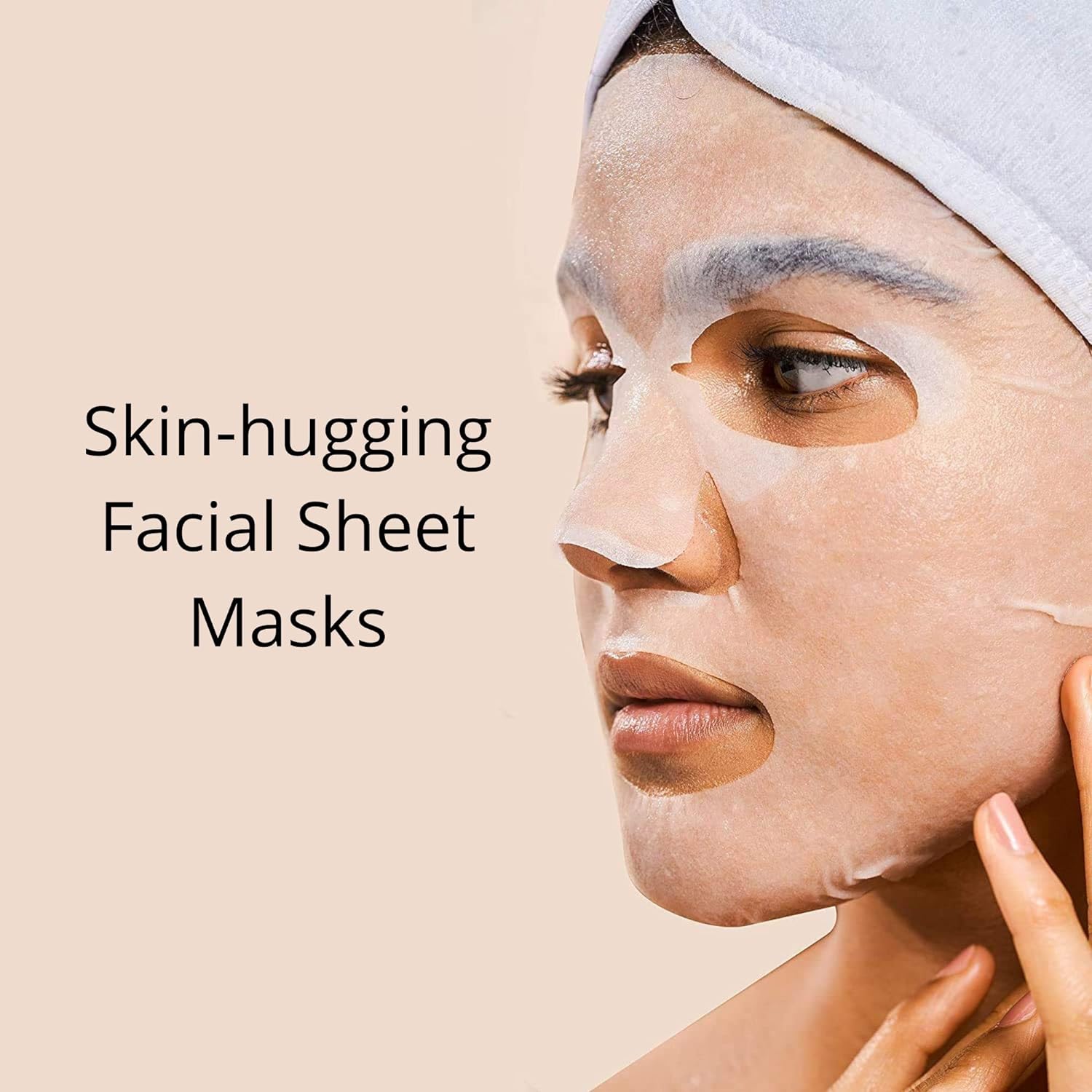 Detalle de Rael Collagen Bamboo Facial Sheet Masks (Hydrolyzed Collagen & Fruit Extracts) — 5 Count