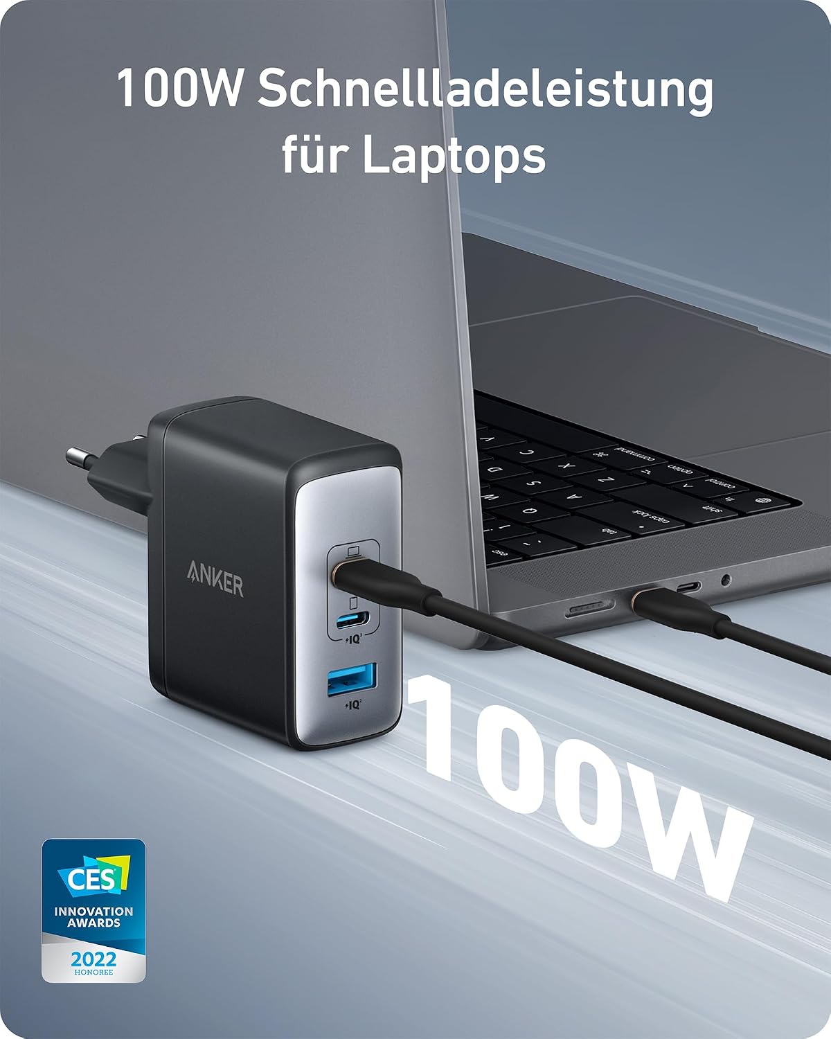 Thumbnail 1 de Anker 736 Nano II 100W USB-C Ladegerät – 3-Port Netzteil