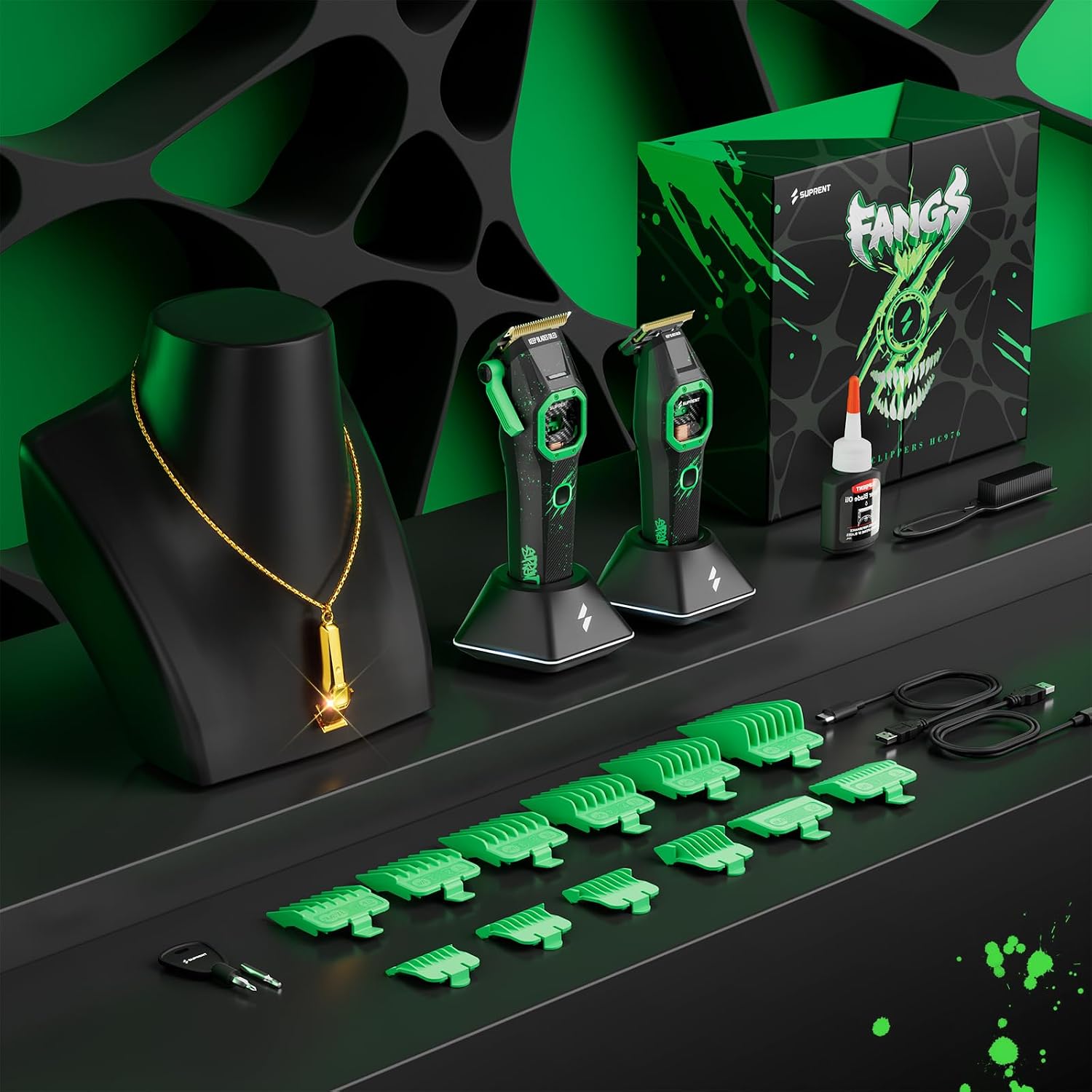 Thumbnail 6 de SUPRENT FANGS Professional Barber Clippers