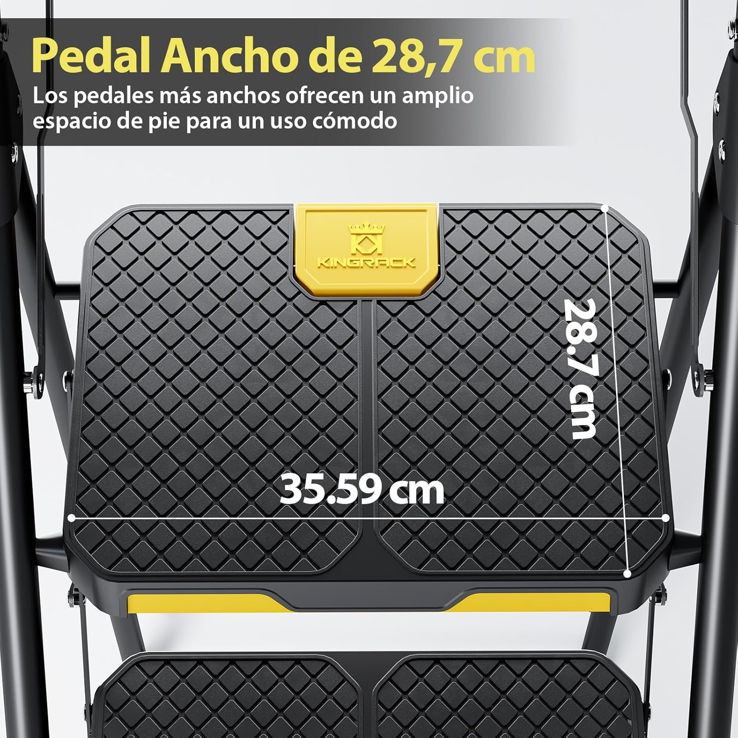 Detalle de KINGRACK Escalera plegable 4 peldaños 360 kg