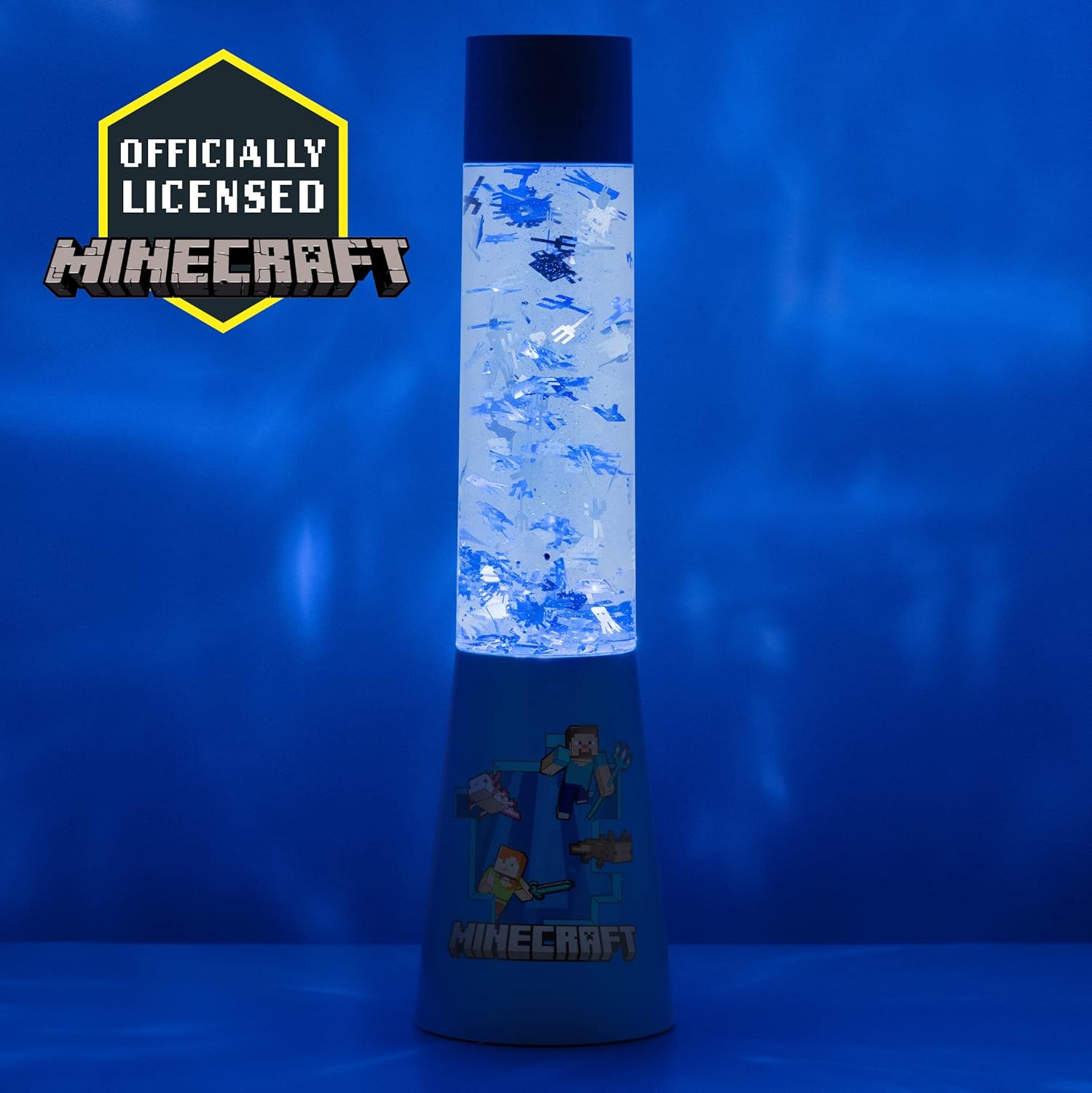 Thumbnail 5 de Paladone PP10069MCF Minecraft Glitzer-Lavalampe (Flow Lamp) – Stimmungsleuchte für Tisch, 33 cm