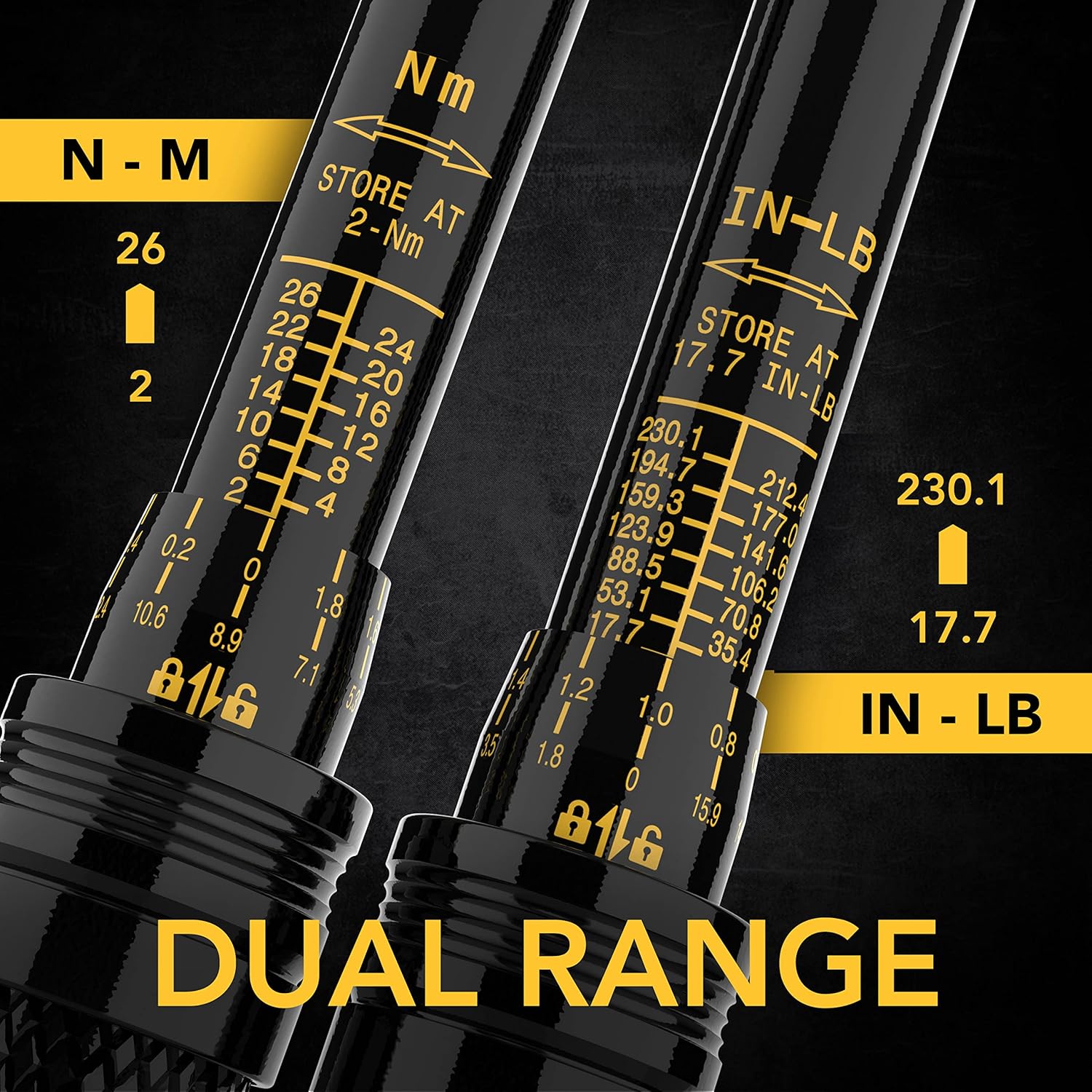 Thumbnail 1 de LEXIVON Bike Torque Wrench Set 15 Pieces (LX-191) – 1/4 Inch, 2–26 Nm Dual-Direction