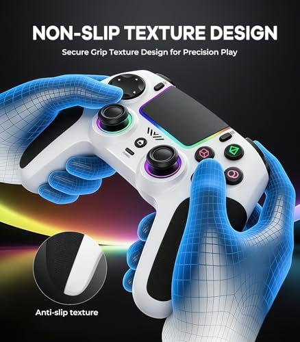 Thumbnail 4 de SZPACMATE Mando Inalámbrico multiformato con iluminación RGB y joystick Efecto Hall