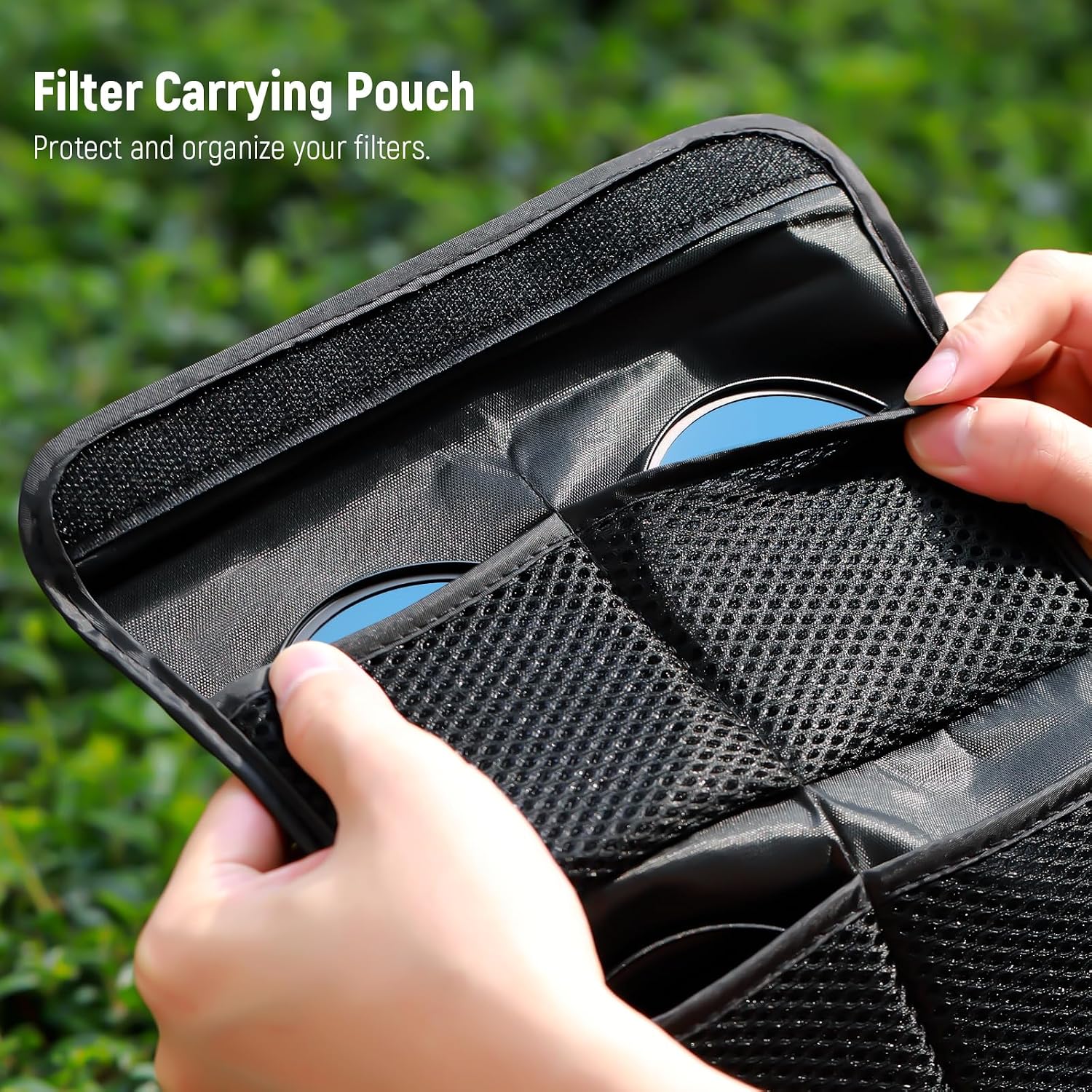 Detalle 2 de NEEWER 82mm ND Lens Filter Set (ND16/ND32/ND64/ND1000) with Cleaning Pen & Filter Pouch