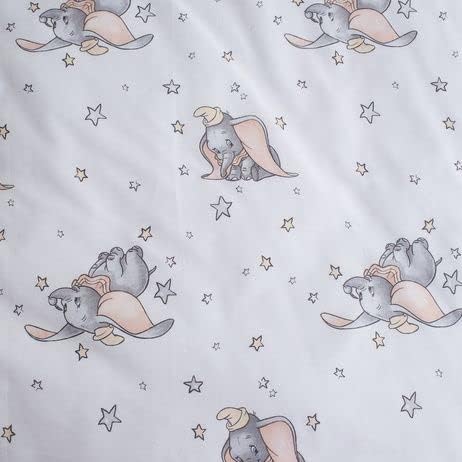Thumbnail 4 de Plumasul COMOYA Dumbo Grey Baby Bed Linen Set, 100% Cotton, 100 x 135 cm