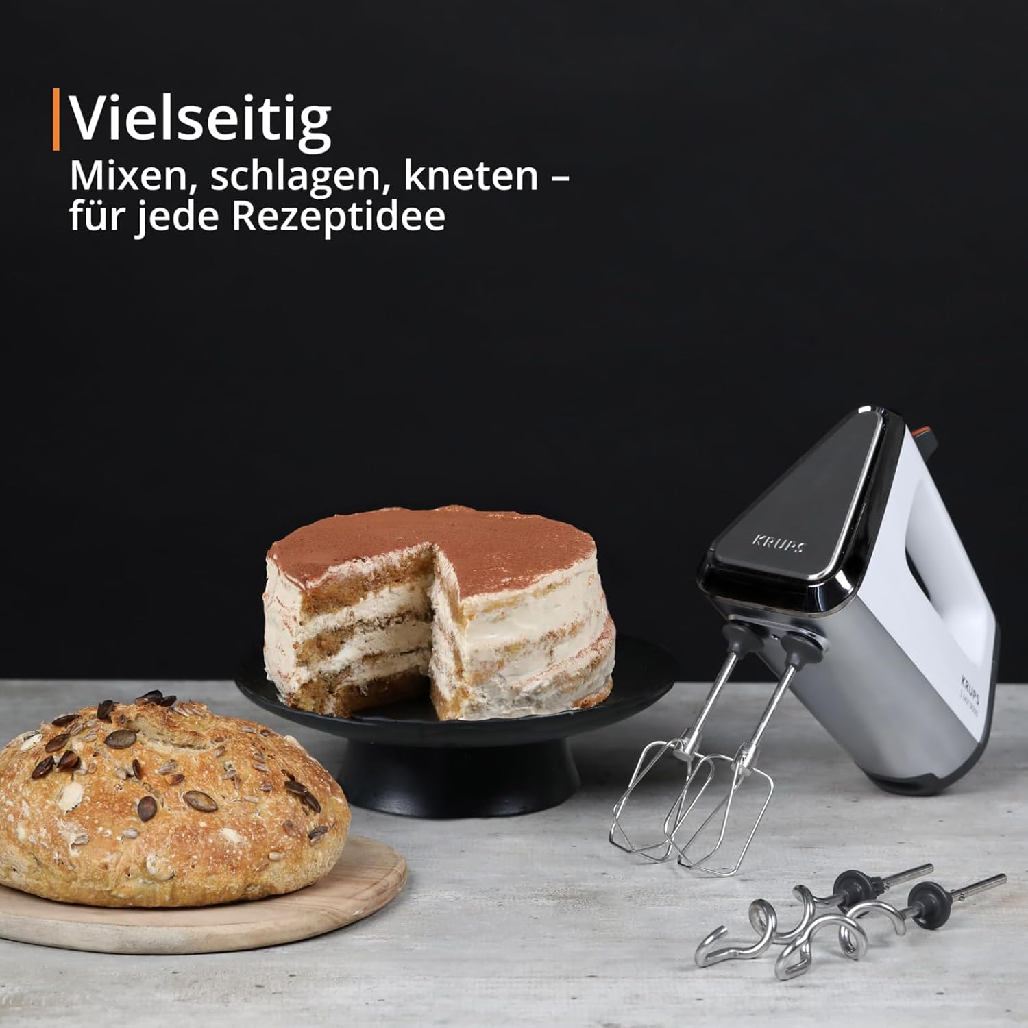 Detalle 2 de Krups 3Mix 9000 750 W Handmixer 🧁
