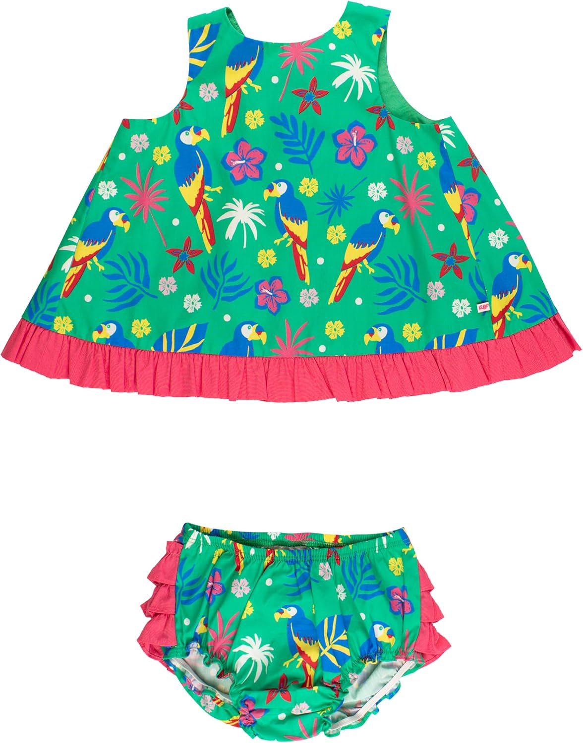 Thumbnail 6 de RuffleButts Baby Girl Outfit, 2-Piece Set