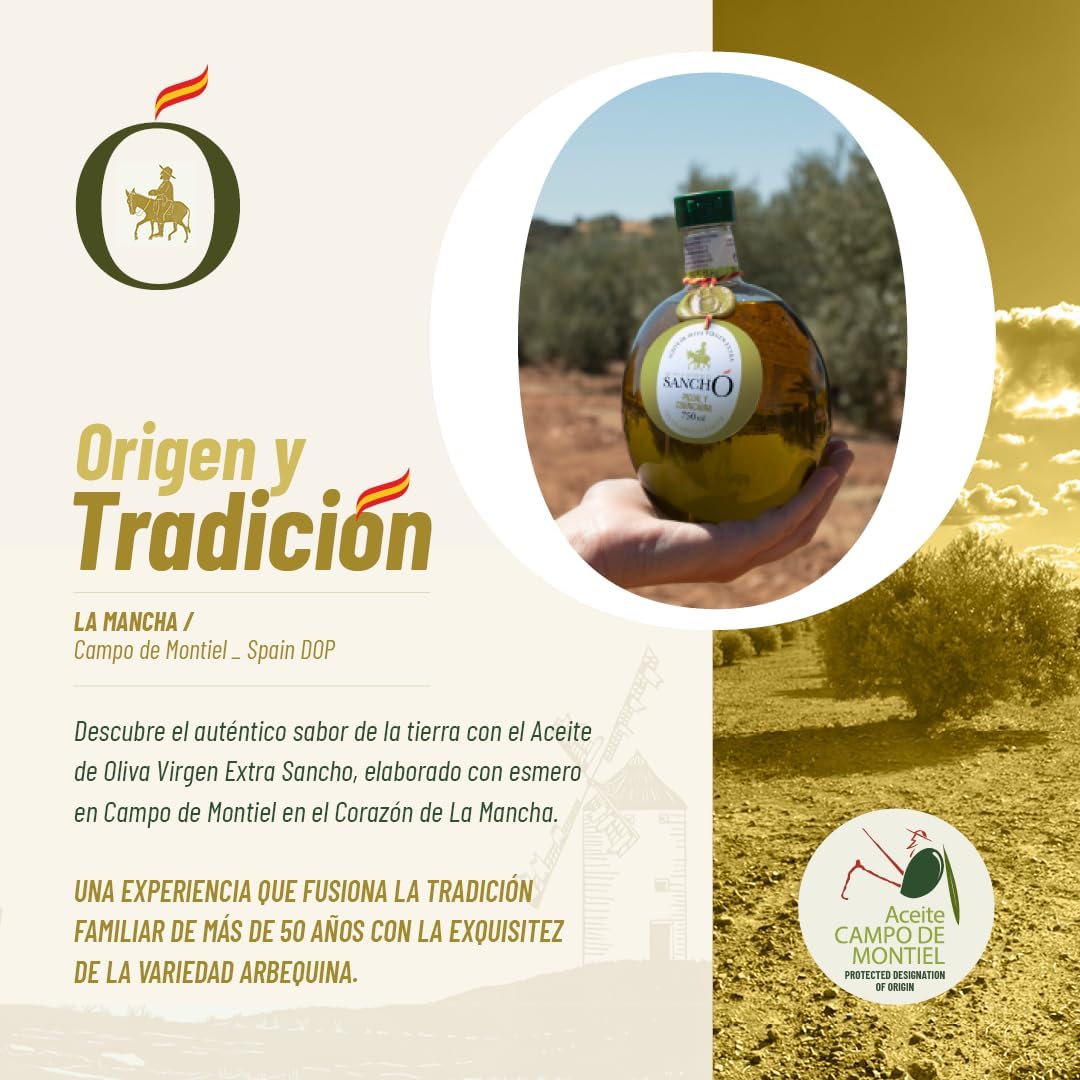 Thumbnail 1 de Aceite de Oliva Virgen Extra Sancho | Caja 6x750 ml 🫒
