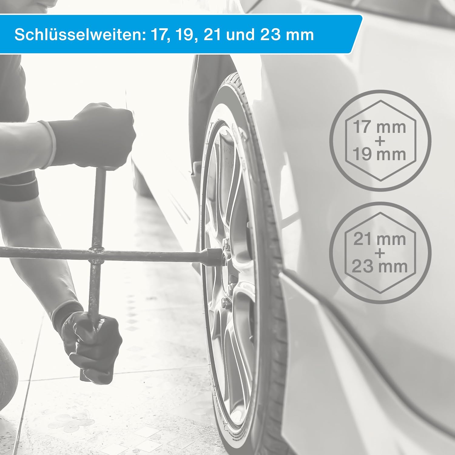 Thumbnail 3 de Cartrend 10870 Kreuzschlüssel 17–23 mm
