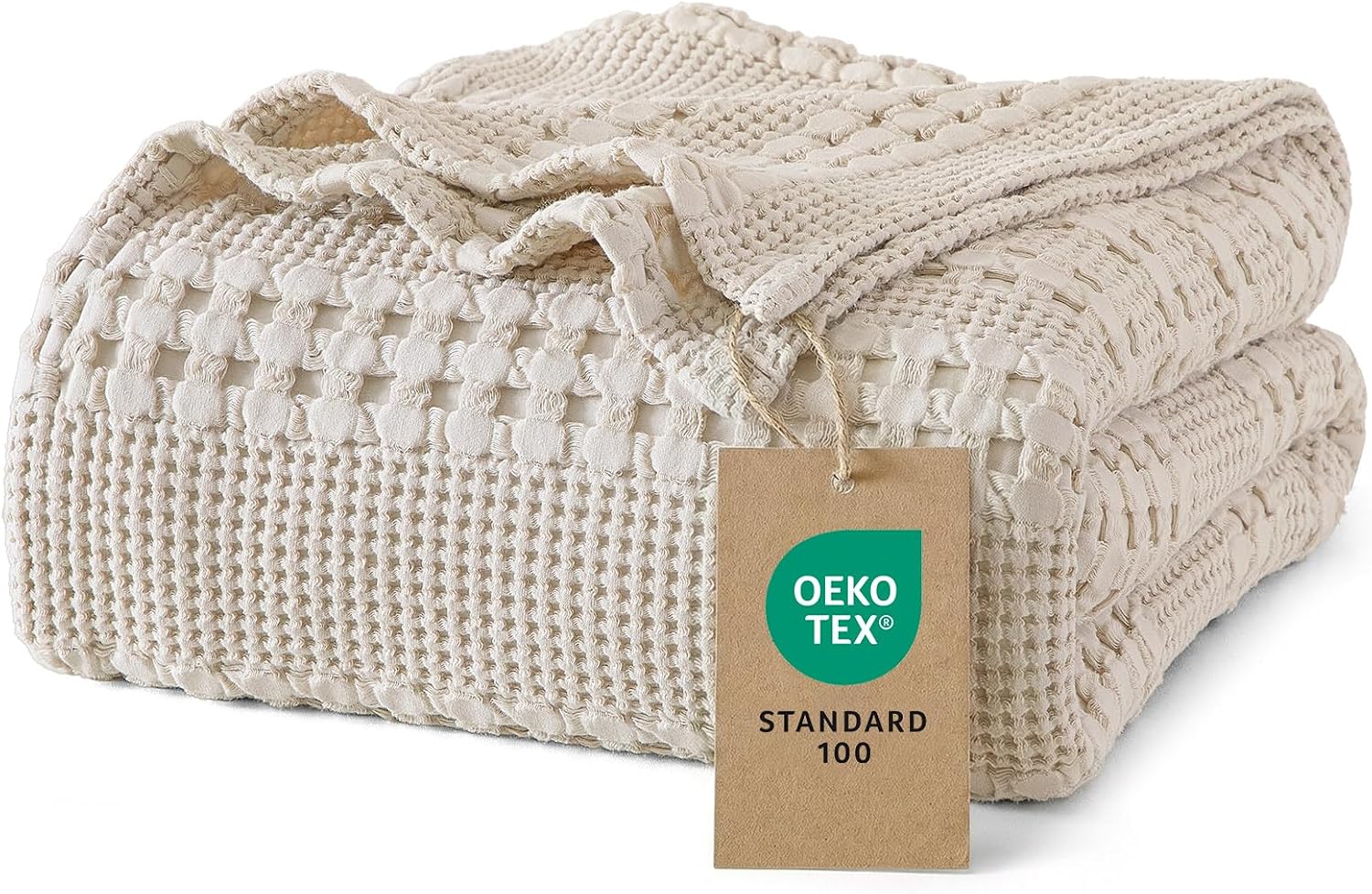 Detalle de PHF Waffle Blanket, Queen