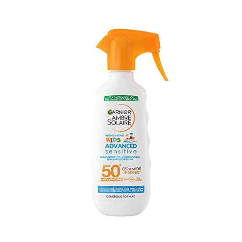 Detalle de Garnier Ambre Solaire Advanced Sensitive Kids Spray Solare Protettivo SPF 50+