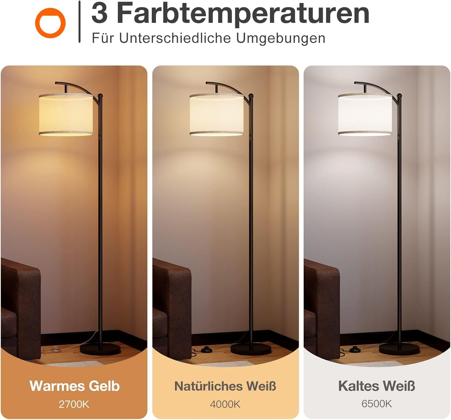 Thumbnail 1 de ROTTOGOON Stehlampe 9W für Wohnzimmer