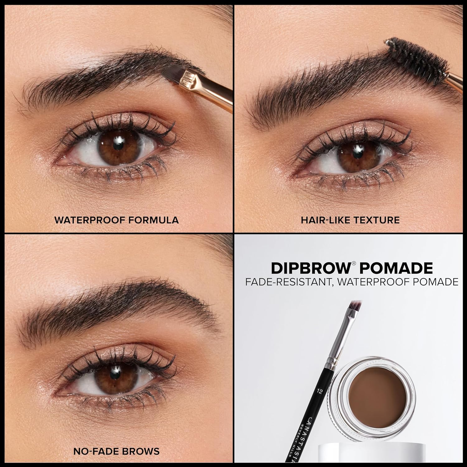 Thumbnail 4 de Anastasia Beverly Hills DIPBROW Pomade — long-lasting, smudge-proof brow color for black hair