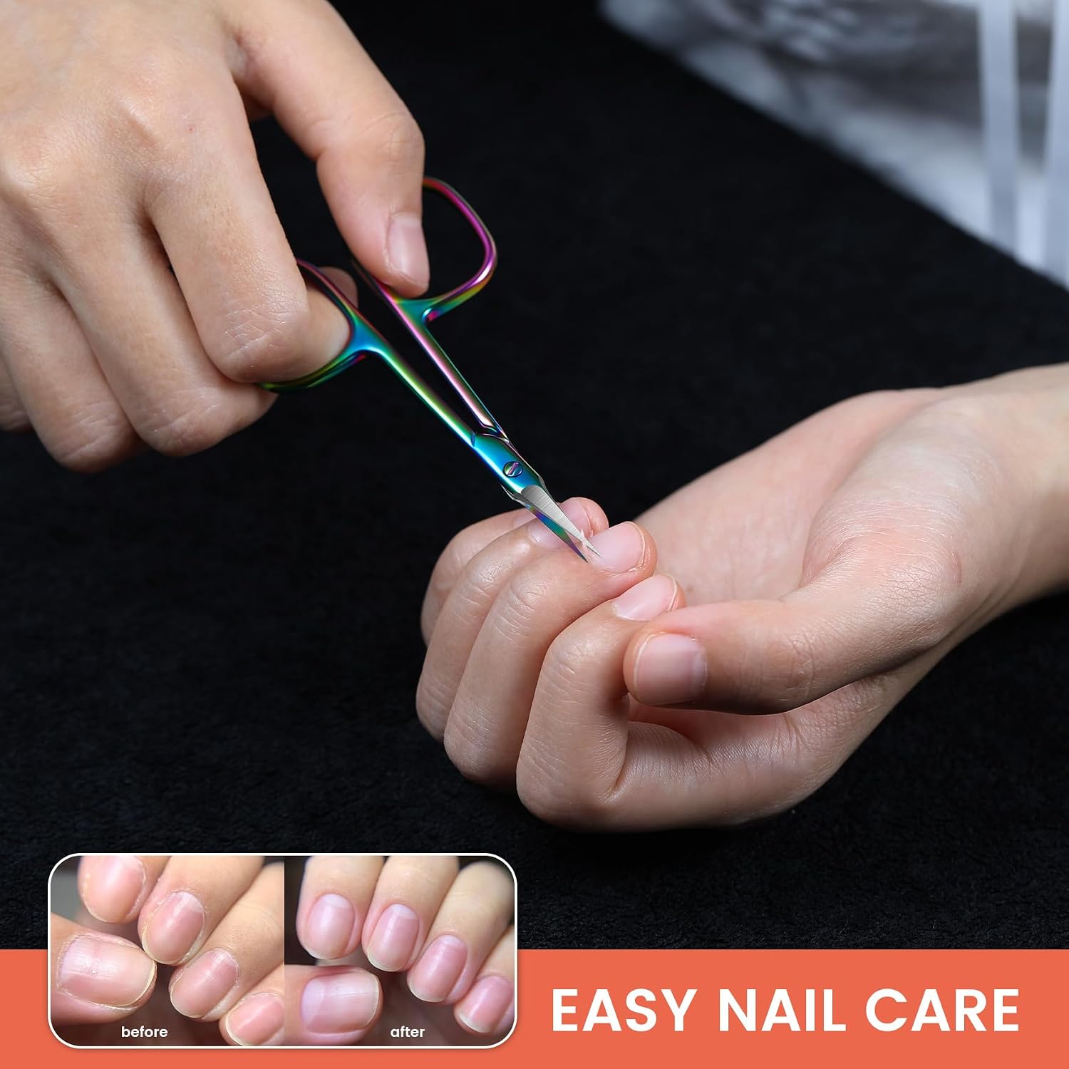 Thumbnail 3 de BEZOX Gebogene Nagelhautschere Präzisionspflege