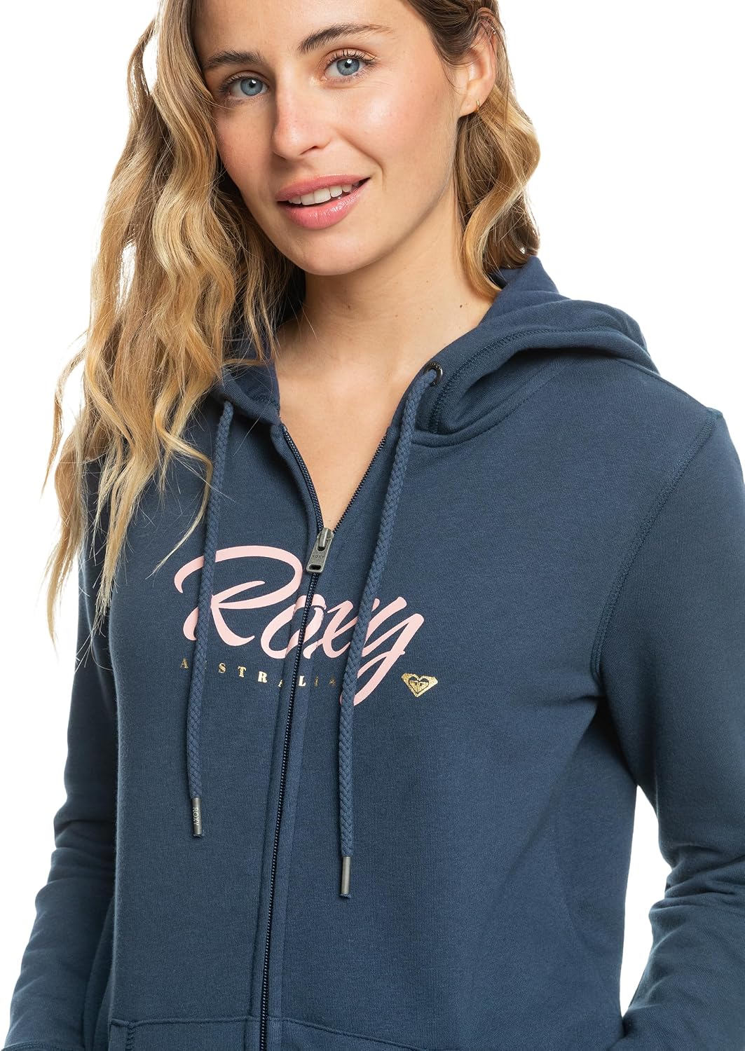 Detalle de Roxy ITIA Zip Signature Pullover da Donna – Mood Indigo