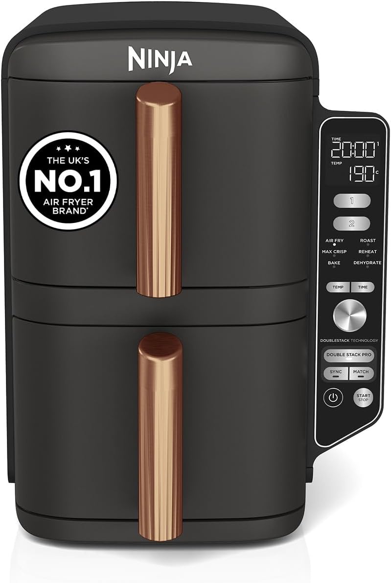 Thumbnail 1 de Ninja Double Stack XL Air Fryer (SL400UK) — 9.5L, Dual Drawer with 4 Cooking Levels