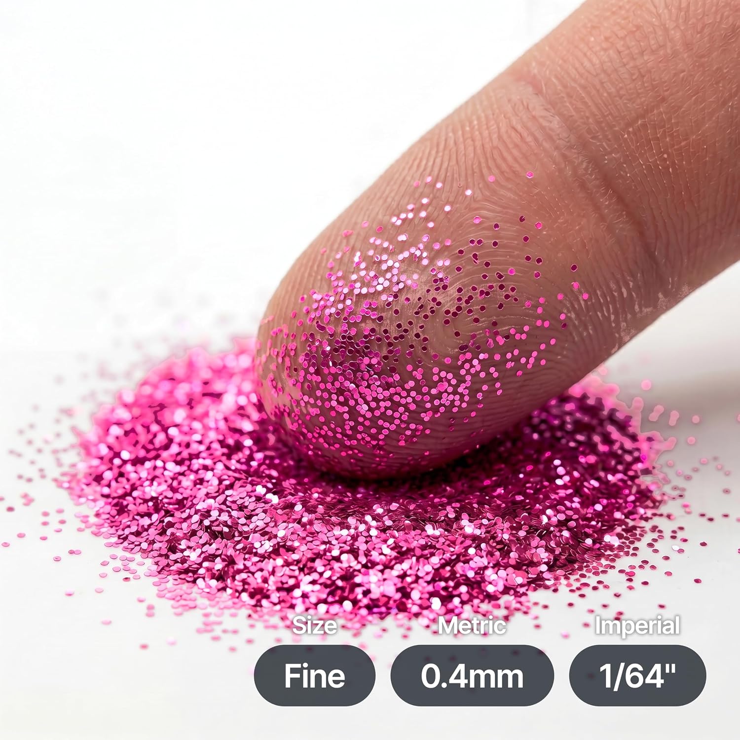 Thumbnail 4 de Hemway Ultra Sparkle Glitter Baby Pink Iridescent 100g – Fine Size
