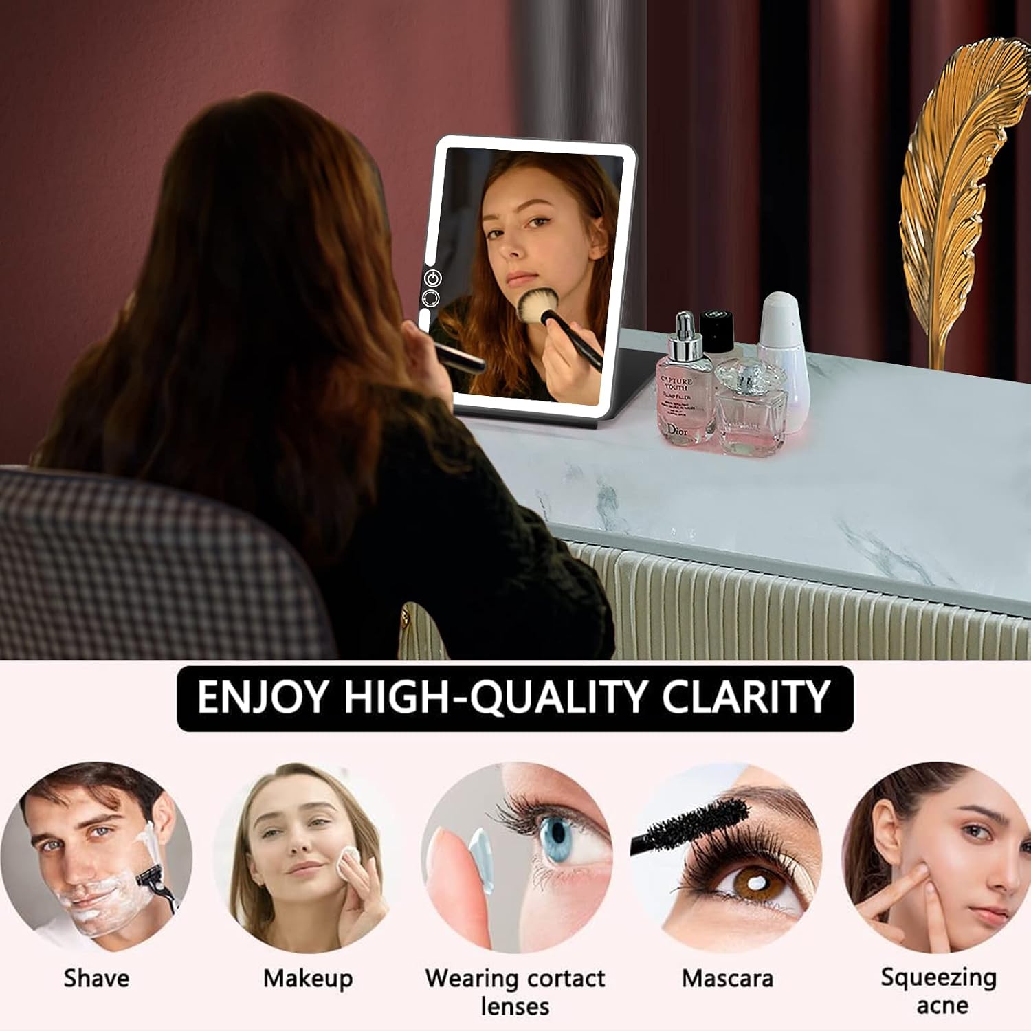Detalle de WEILY Specchio Trucco 2000 mAh 🪞