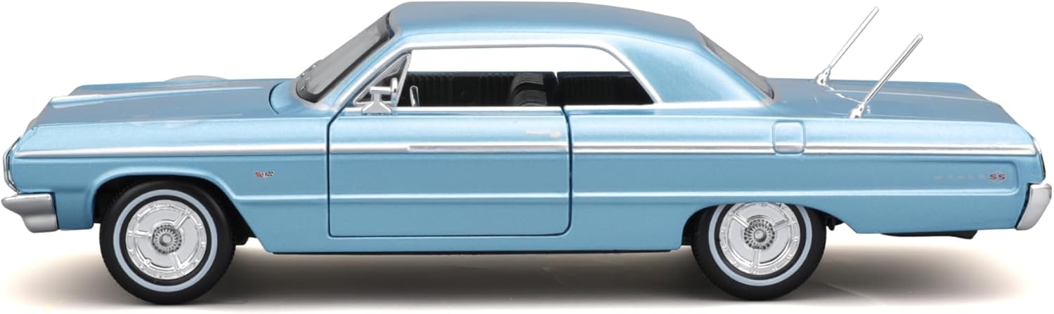 Thumbnail 2 de Maisto Chevrolet Impala (1964) „Special Edition“ in blau – Modellauto 1:24 mit beweglichen Teilen