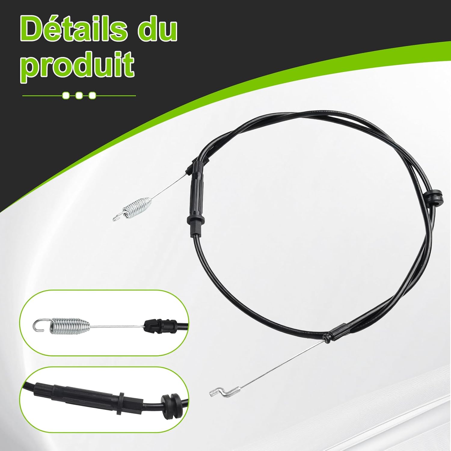 Thumbnail 1 de Câble d’embrayage / d’entraînement Whychstore (381030051/0) pour tondeuse Mounteield SP53H, SP533 et SP533ES