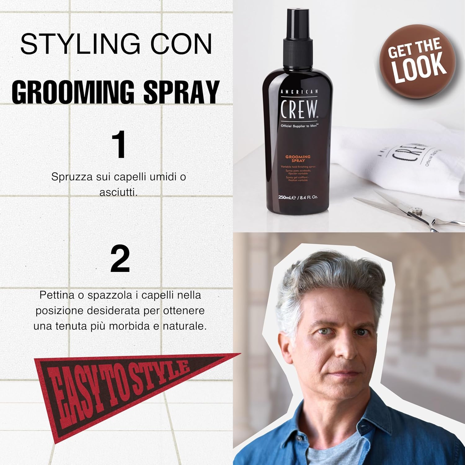 Thumbnail 3 de American Crew Styling Gel 250 ml Uomo