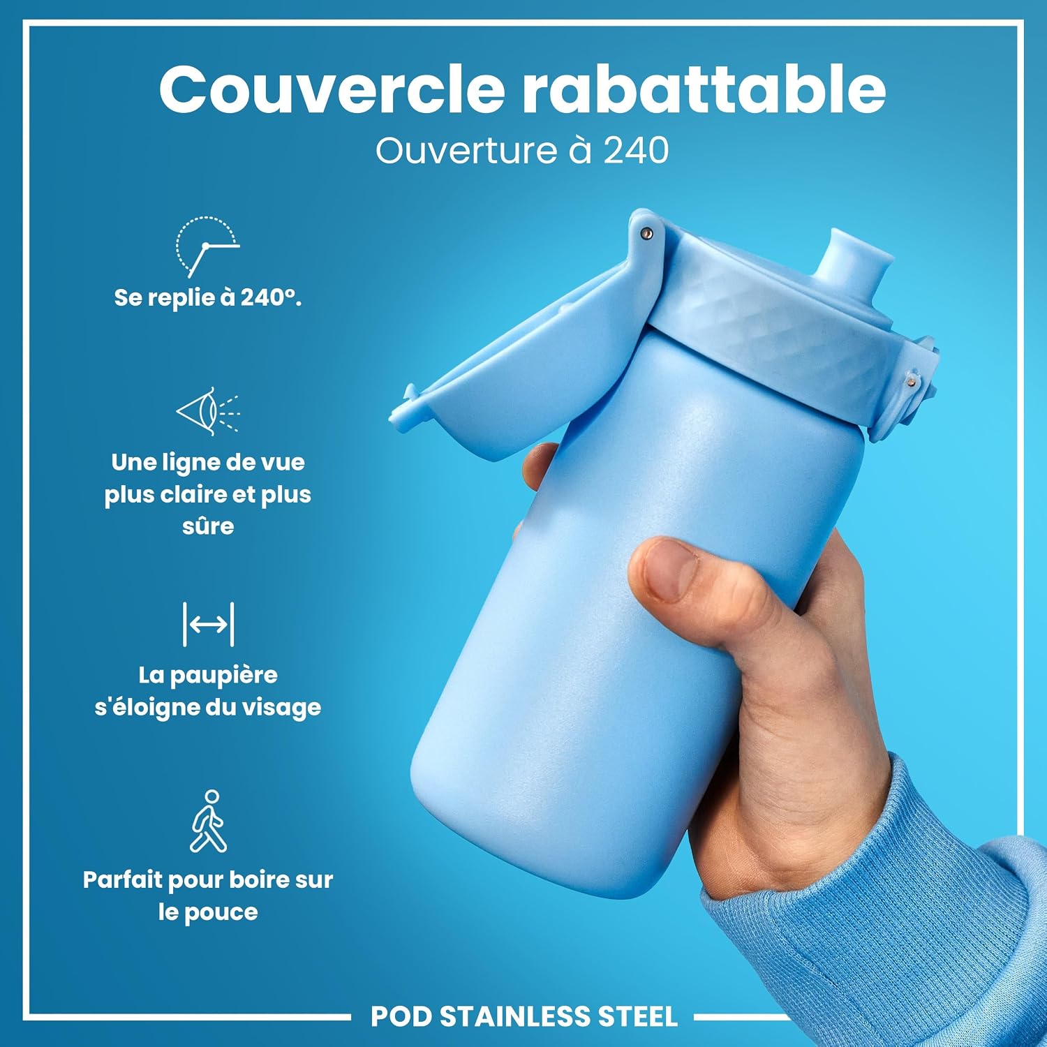 Detalle 2 de ion8 Gourde Enfant 400ml