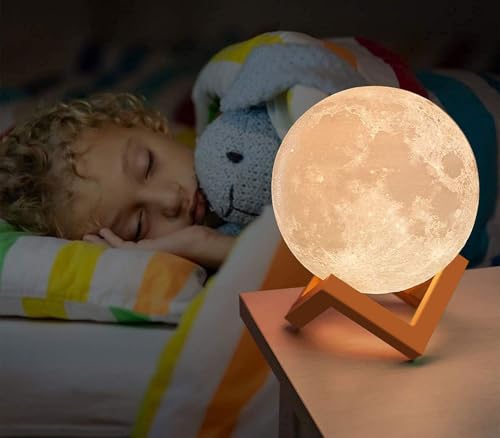 Thumbnail 8 de ACED Moon Lamp Upgrade 128 Colors (15cm) – 3D Moon Night Light