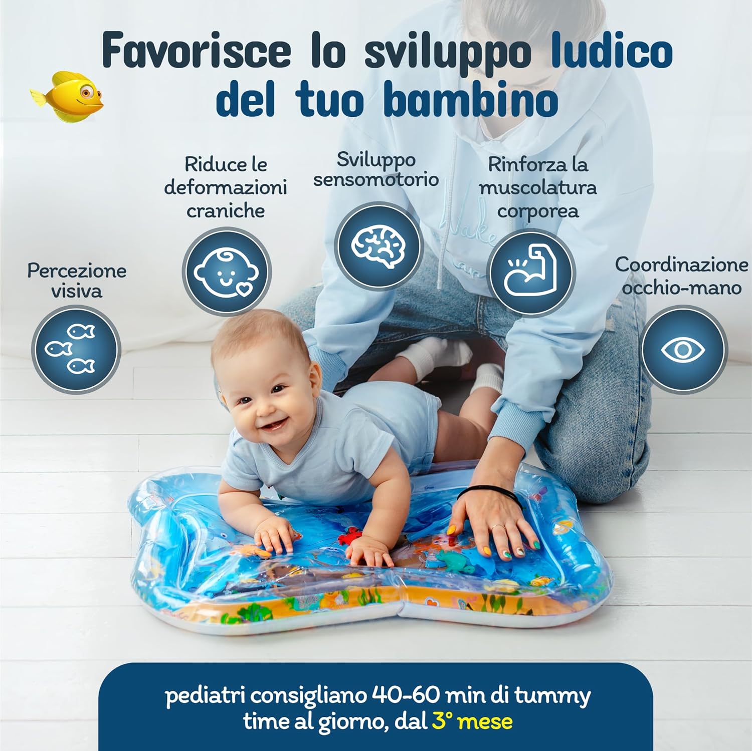 Thumbnail 2 de NouBaby Tappetino Acqua Tummy Time Neonati