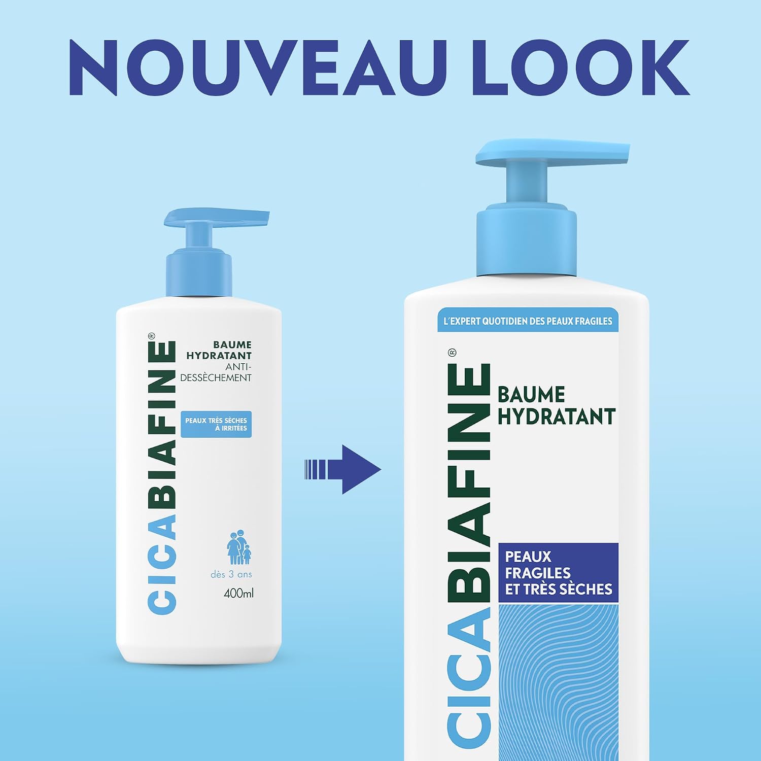 Detalle 2 de Cicabiafine baume hydratant 400 ml