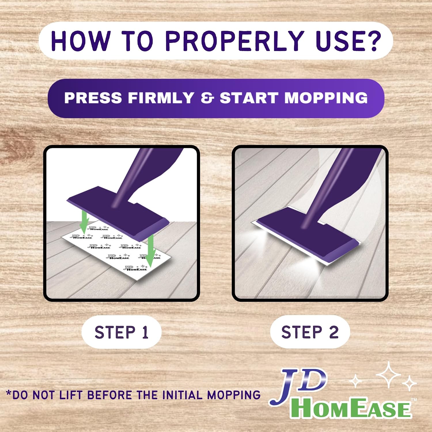Thumbnail 4 de JD HOMEASE 48 Pack Premium Microfiber Replacement Pads for Swiffer WetJet