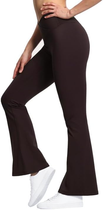 Thumbnail 1 de THE GYM PEOPLE Women's Flare Sports Leggings with V-Cross Waist