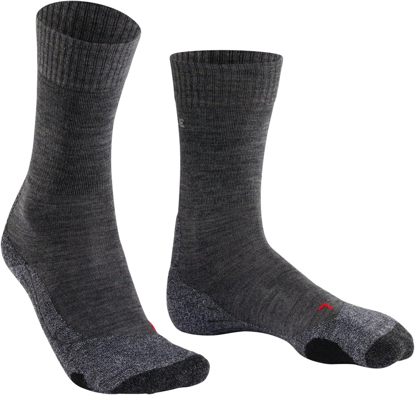 Thumbnail 6 de Chaussettes de randonnée FALKE Homme TK2 Explore M So laine fonctionnelle anti-ampoules (gris asphalt, 46-48)