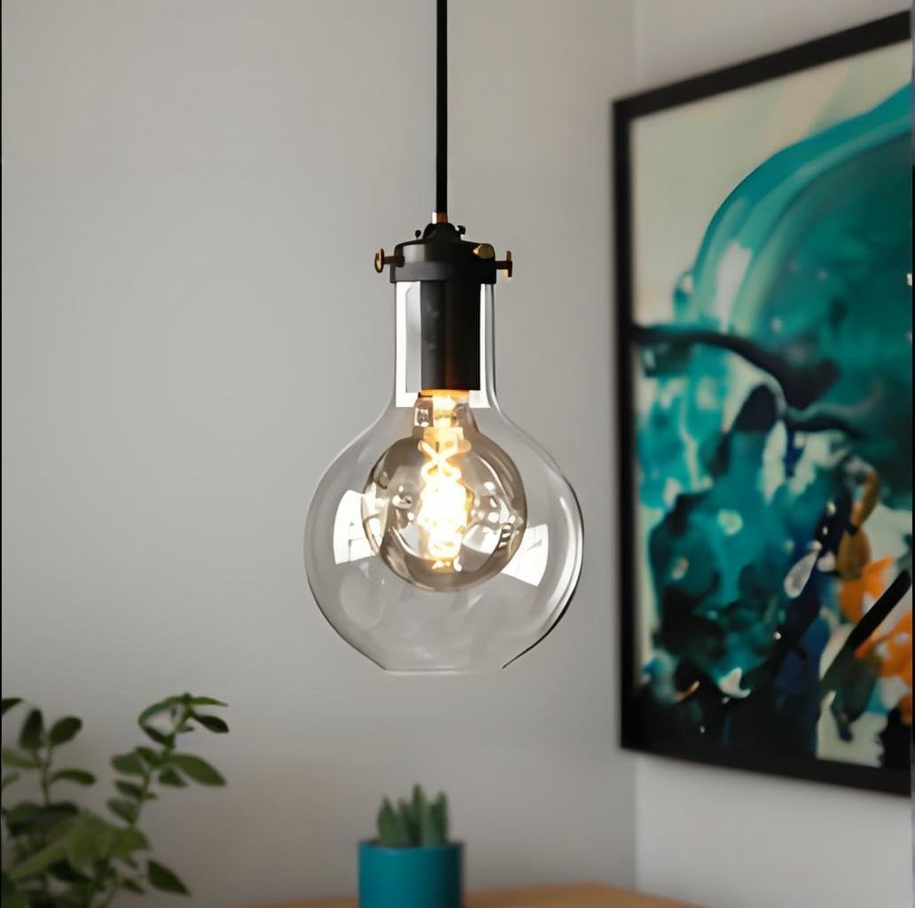 Detalle de Vanpus 6W LED Edison Birne – dimmbar, 2700K Warmweiß, E27, Rauchglas, 2er Pack