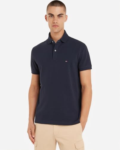 Thumbnail 6 de Tommy Hilfiger Polo Manches Courtes Homme 1985 Regular Fit Bleu Desert Sky – XXL