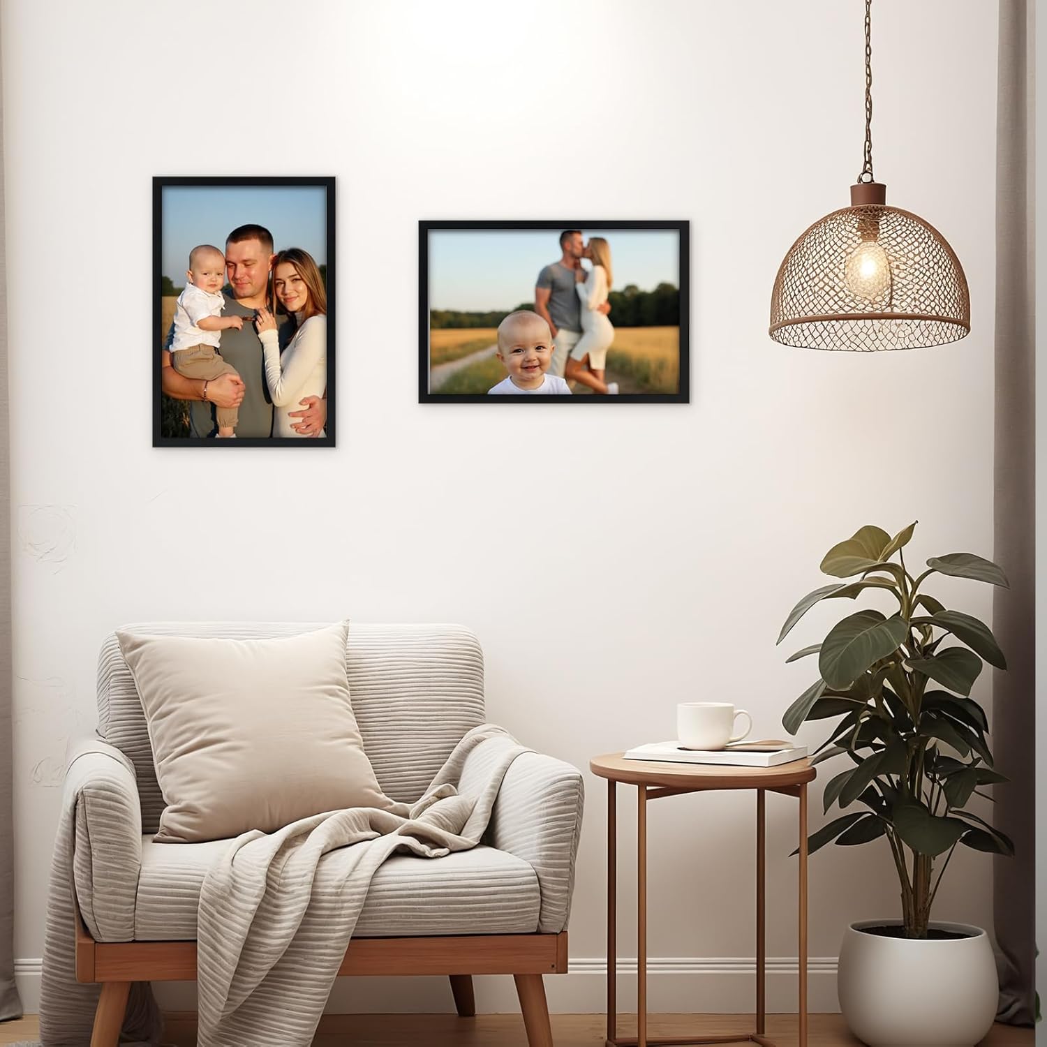 Thumbnail 5 de Hoikwo Black 12x8 Photo Frame (Pack of 3) – 12x8 Inches, Wall or Tabletop Display