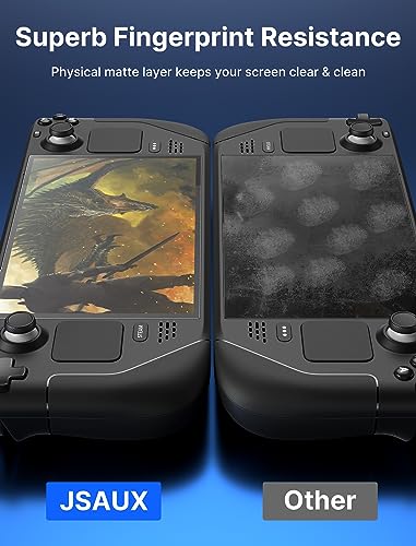 Thumbnail 4 de JSAUX Steam Deck OLED matte screen protector 2-pack