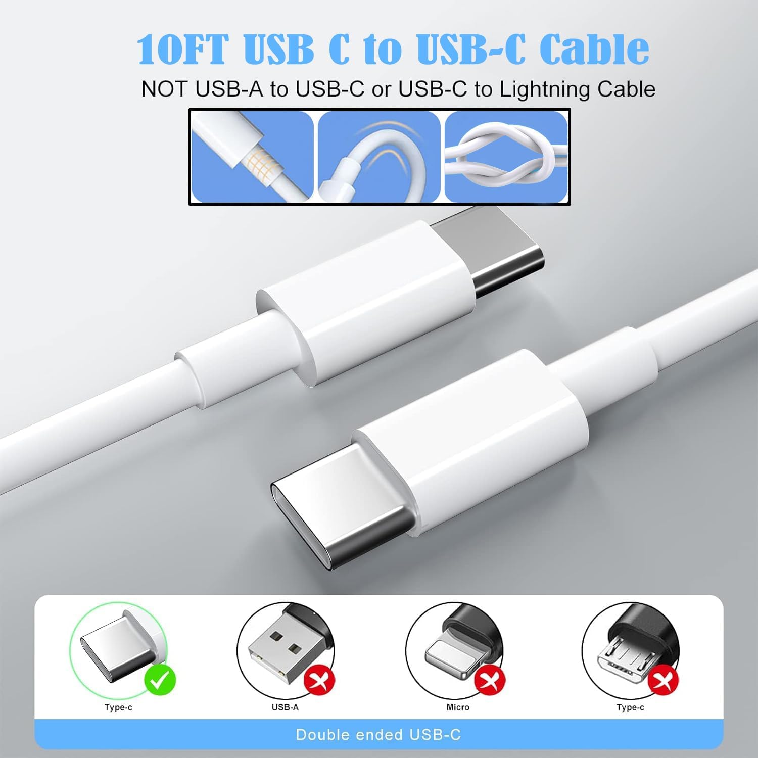 Thumbnail 5 de 10FT Fast Charging Cable for iPhone
