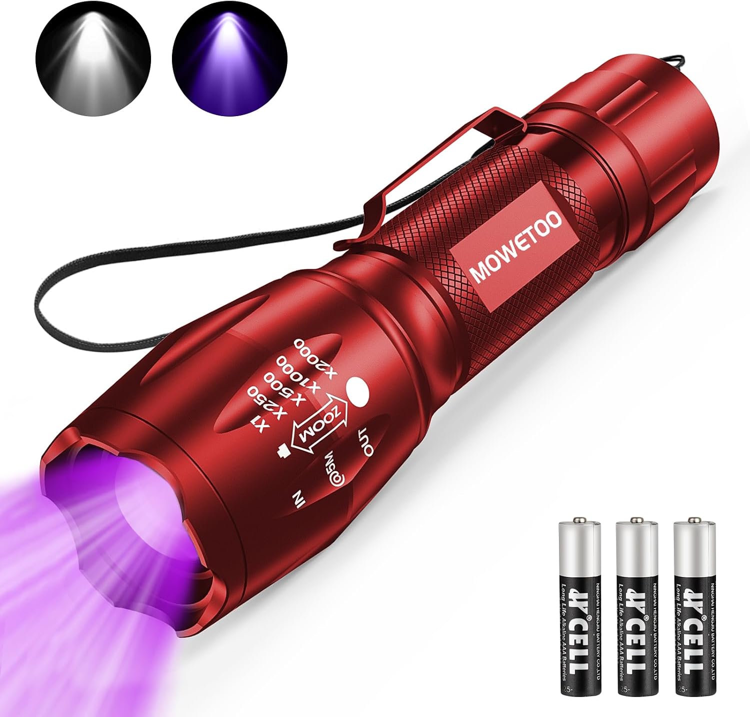 Detalle de MOWETOO Taschenlampe UV 395nm 40W