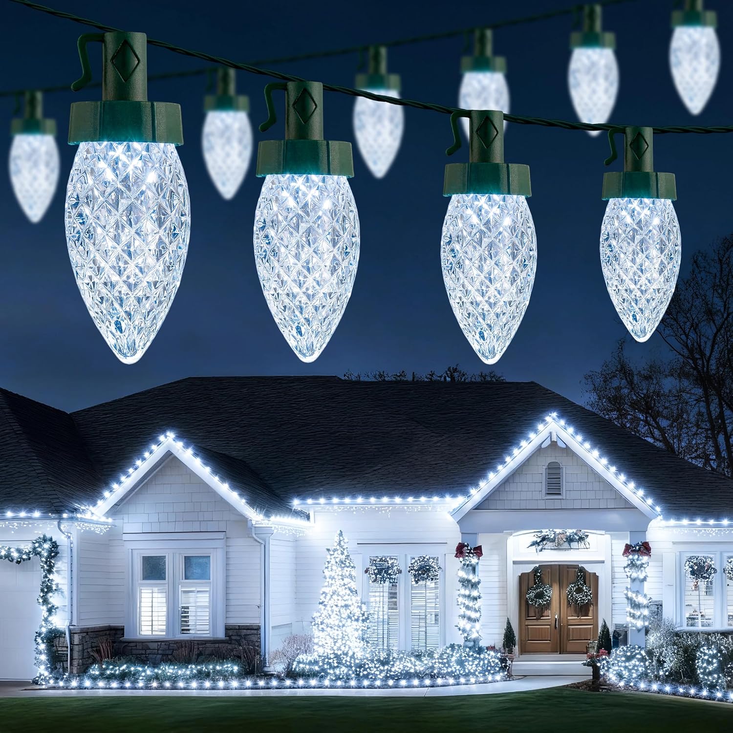 Detalle de Brightown C9 Christmas Lights, 114 ft