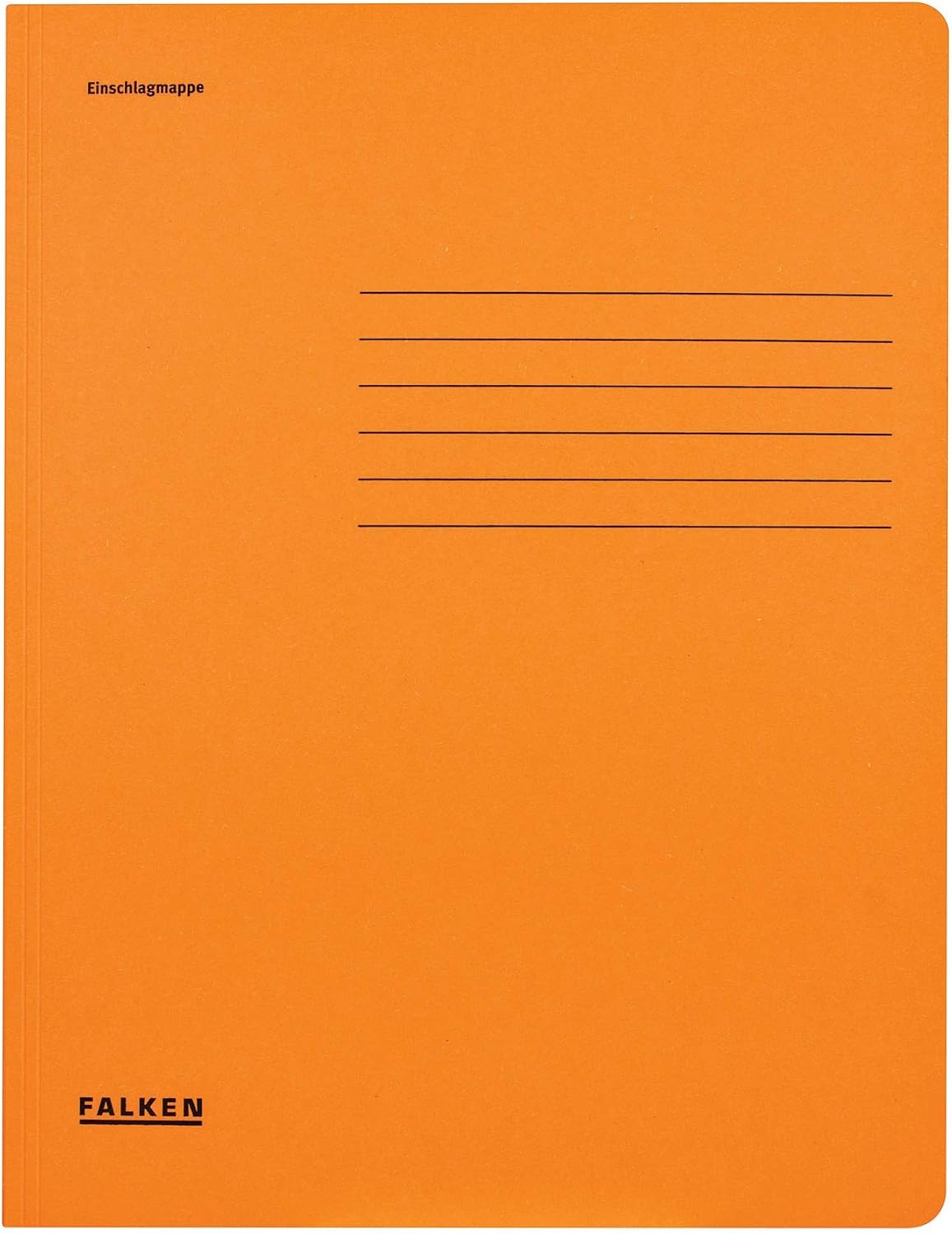 Detalle de Exacompta Falken Cartelline a 3 scomparti riciclate A4, arancione, confezione da 25