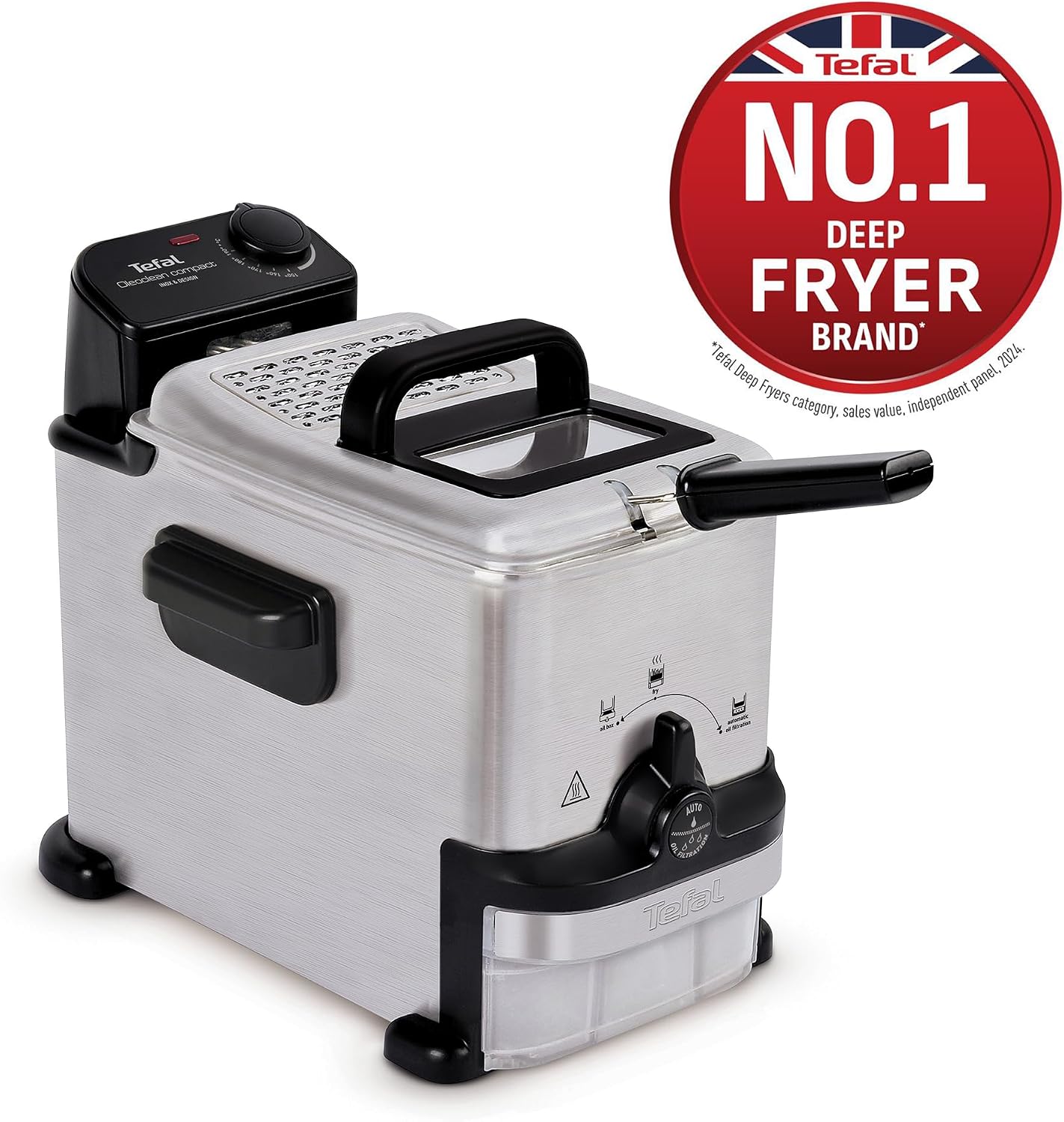 Thumbnail 2 de Tefal Oleoclean Compact 2L Fryer
