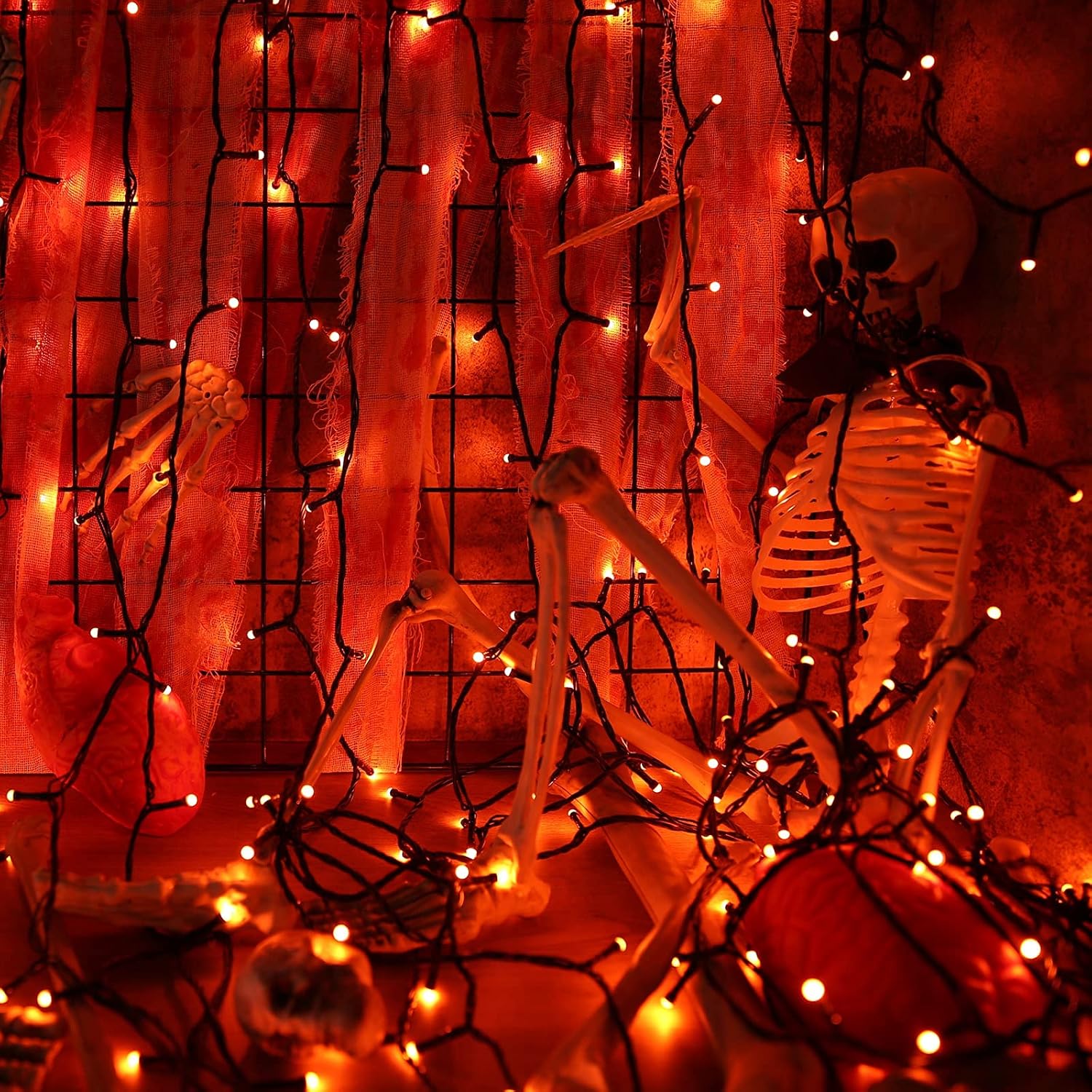 Detalle 2 de Toodour Halloween String Lights, 131 ft