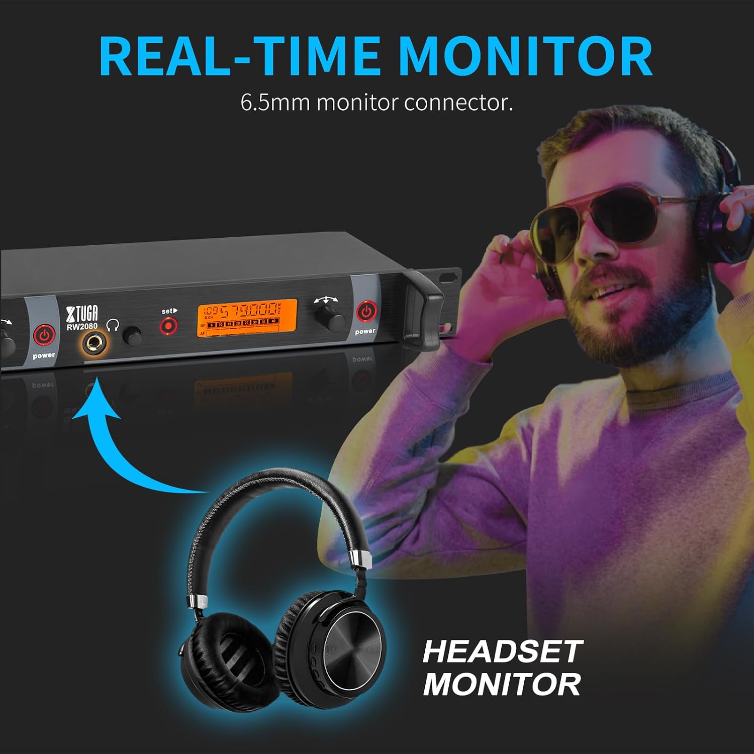 Detalle 2 de XTUGA Wireless In-Ear Monitor System RW2080