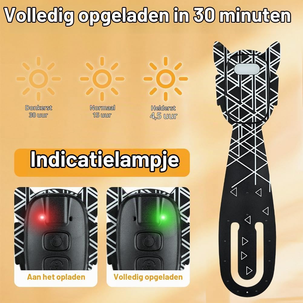 Thumbnail 5 de OSDUE P-SQYDDDA250825-FBA LED-leeslamp met bladwijzerclip, 3 lichtkleuren