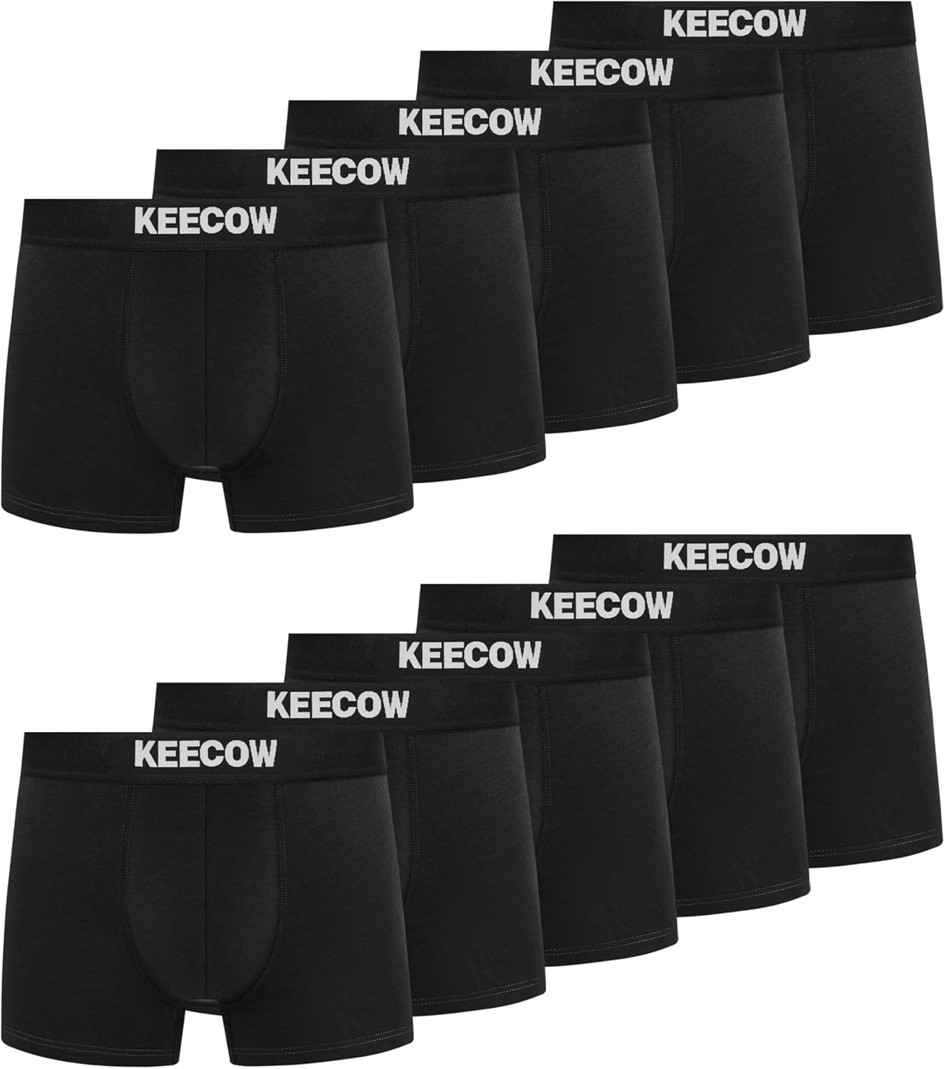 Detalle de Bobelle Mens Boxers Shorts 10 Pack (No Itchy Labels) Cotton Comfortable Underwear Trunks